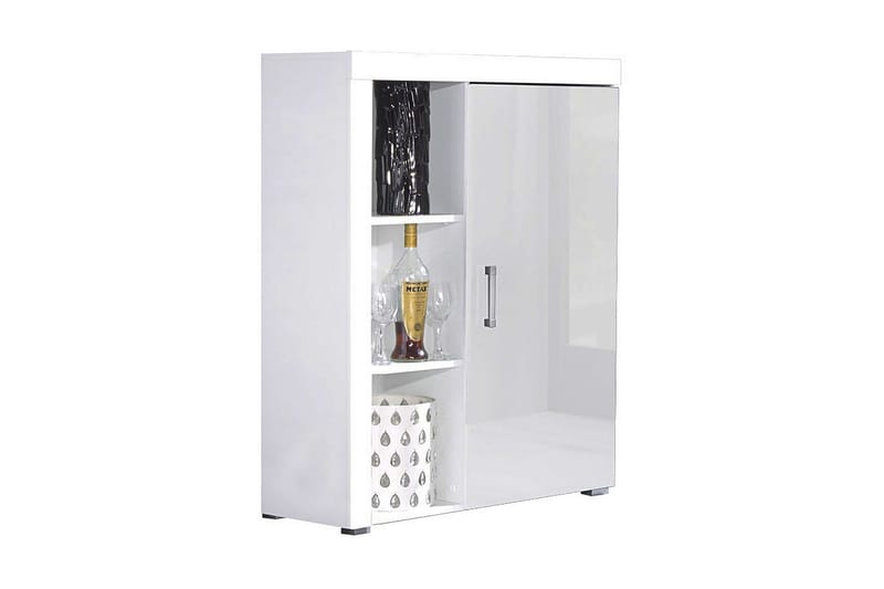 Samba Förvaringsskåp 90x35x114 cm White High gloss