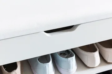 Shiheem Skohylle 60x30 cm - Hvit - Oppbevaring - Skap - Oppbevaringsskap