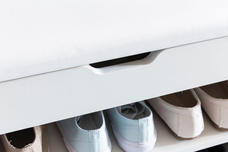 Shiheem Skohylle 60x30 cm - Hvit - Oppbevaring - Skap - Oppbevaringsskap