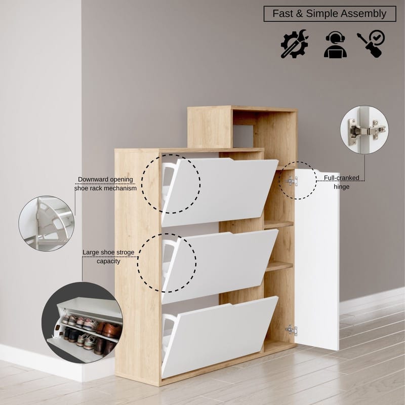 Shoe Cabinet Homitis - Oppbevaring - Skap - Oppbevaringsskap
