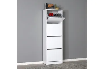 Shoe Cabinet Hvit - Hvit - Oppbevaring - Skap - Oppbevaringsskap