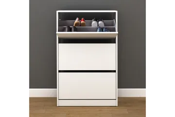 Shoe Cabinet Hvit - Hvit - Oppbevaring - Skap - Oppbevaringsskap