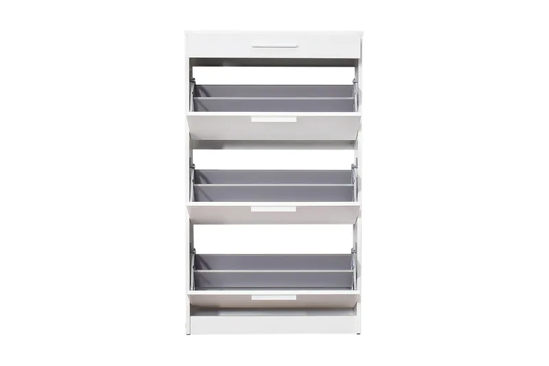 Shoe Cabinet Hvit - Hvit - Oppbevaring - Skap - Oppbevaringsskap