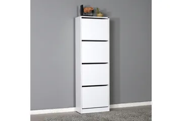 Shoe Cabinet Hvit - Hvit - Oppbevaring - Skap - Oppbevaringsskap