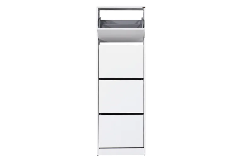 Shoe Cabinet Hvit - Hvit - Oppbevaring - Skap - Oppbevaringsskap