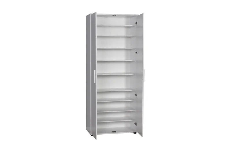Shoe Cabinet Hvit - Hvit - Oppbevaring - Skap - Oppbevaringsskap