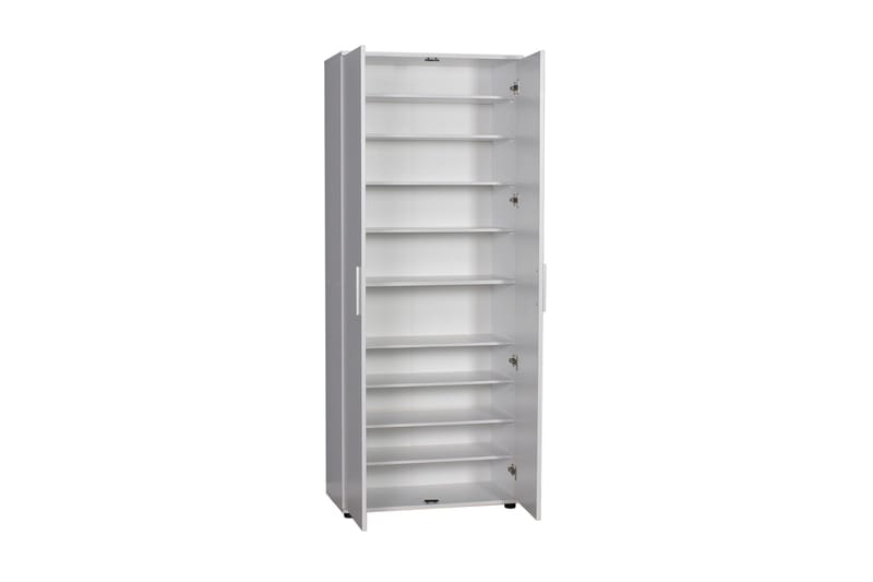 Shoe Cabinet Hvit - Hvit - Oppbevaring - Skap - Oppbevaringsskap