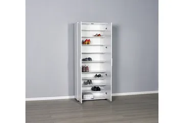 Shoe Cabinet Hvit - Hvit - Oppbevaring - Skap - Oppbevaringsskap