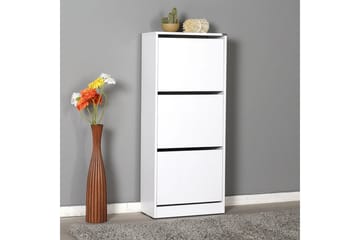 Shoe Cabinet Hvit - Hvit - Oppbevaring - Skap - Oppbevaringsskap