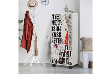 Shoe Cabinet Hvit - Hvit - Oppbevaring - Skap - Oppbevaringsskap