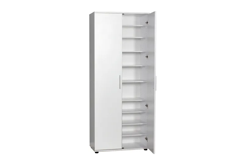 Shoe Cabinet Hvit - Hvit - Oppbevaring - Skap - Oppbevaringsskap