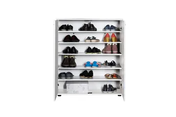 Shoe Cabinet Hvit - Hvit - Oppbevaring - Skap - Oppbevaringsskap