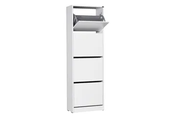 Shoe Cabinet Hvit - Hvit - Oppbevaring - Skap - Oppbevaringsskap