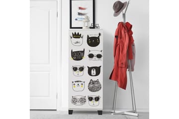Shoe Cabinet Hvit|Svart - Hvit/Svart - Oppbevaring - Skap - Oppbevaringsskap