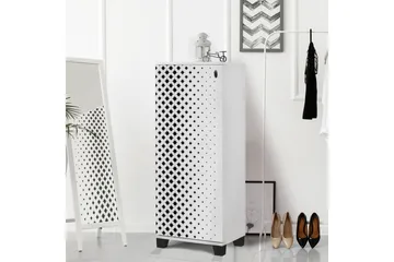 Shoe Cabinet Hvit|Svart - Hvit/Svart - Oppbevaring - Skap - Oppbevaringsskap