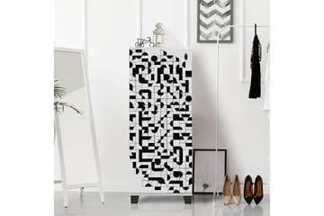 Shoe Cabinet Hvit|Svart - Hvit/Svart - Oppbevaring - Skap - Oppbevaringsskap