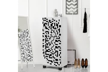 Shoe Cabinet Hvit|Svart - Hvit/Svart - Oppbevaring - Skap - Oppbevaringsskap