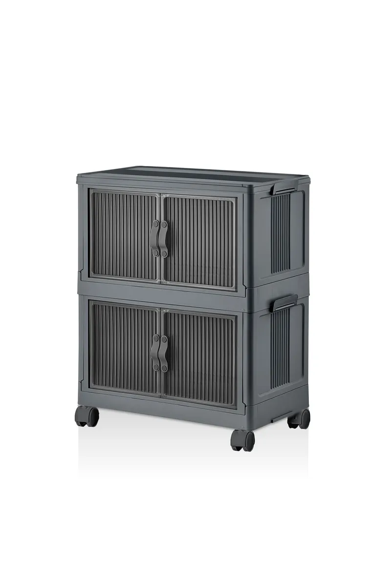 Flerbruks skap Hanah Home Lavine 67 (32 x 67 x 56 cm) Antrasitt
