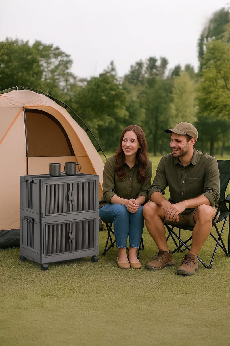 Flerbruks skap Hanah Home Lavine 67 (32 x 67 x 56 cm) Lyseblå - Møbler - Barnemøbler - Oppbevaring barnerom - Skap barnerom
