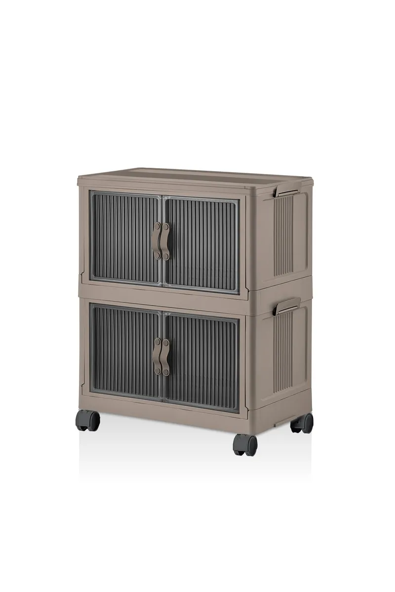 Flerbruks skap Hanah Home Lavine 67 (32 x 67 x 56 cm) Lyseblå - Møbler - Barnemøbler - Oppbevaring barnerom - Skap barnerom