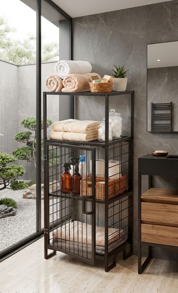 Multi Purpose Cabinet Hanah Home - Oppbevaring - Skap - Oppbevaringsskap - Sikkerhetsskap - Medisinskap