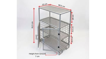 Multi Purpose Cabinet Hanah Home - Oppbevaring - Skap - Oppbevaringsskap - Sikkerhetsskap - Medisinskap