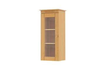 Vegghylle Cubrix 1 dør Beiset/funksjonsbeskrivelse glass, Glassedør