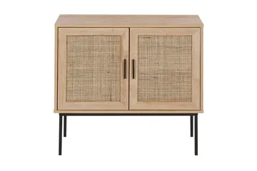 Skap 2 dører rotting lysebrun PASCO - Tre/natur - Oppbevaring - Skap - Oppbevaringsskap