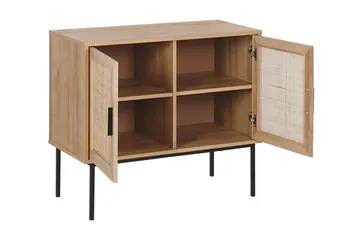 Skap 2 dører rotting lysebrun PASCO - Tre/natur - Oppbevaring - Skap - Oppbevaringsskap