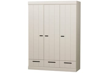 Skap Connect 3-Dører - Beige - Oppbevaring - Skap - Oppbevaringsskap - Småromsskap