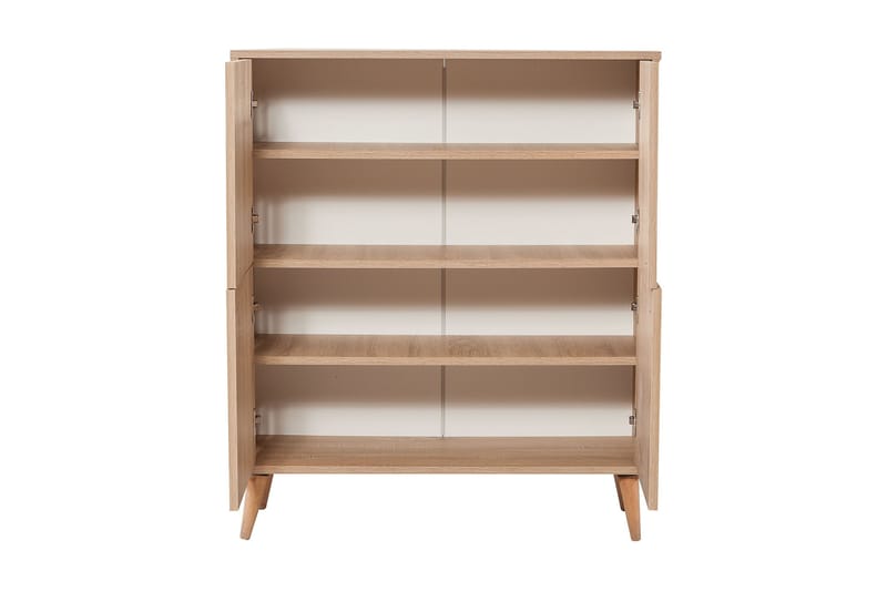 Skap Dirk 95 cm Trepanel - Brun - Oppbevaring - Skap - Oppbevaringsskap