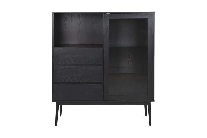 Skap Eikeberg 120 cm - Svart - Oppbevaringsskap
