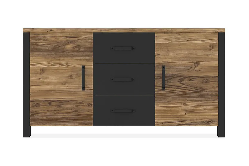 Skarebol Skap - Svart/Tre/Natur - Oppbevaring - Skap - Oppbevaringsskap