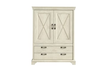 Skjenk Hareholme 123 cm - Hvit - Oppbevaring - Oppbevaringsmøbler - Sideboard & skjenk