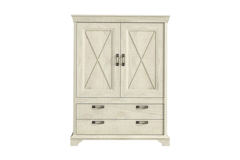 Skjenk Hareholme 123 cm - Hvit - Oppbevaring - Oppbevaringsmøbler - Sideboard & skjenk