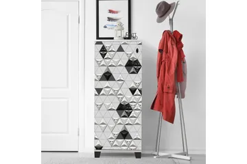 Skoförvaring Vit|Svart - Oppbevaring - Skap - Oppbevaringsskap