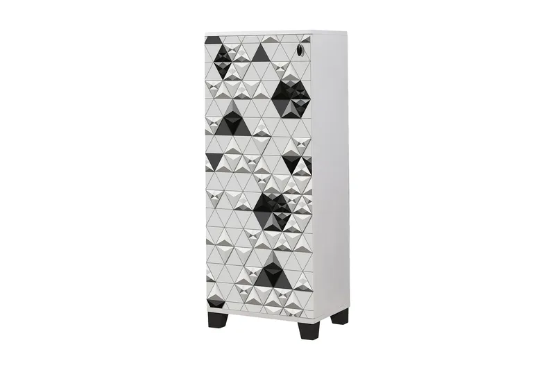 Skoförvaring Vit|Svart