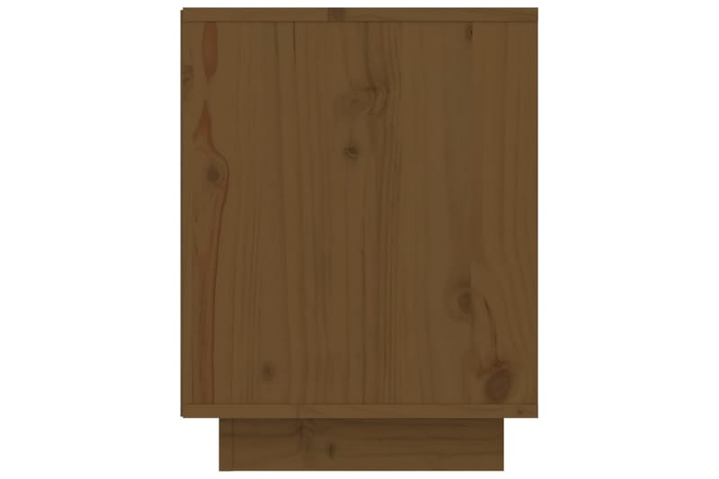 Skohylle honningbrun 60x34x45 cm heltre furu - Brun - Entreoppbevaring - Skoskap - Oppbevaringsskap