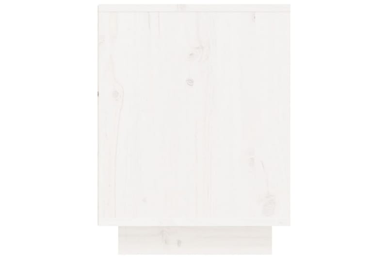 Skohylle hvit 60x34x45 cm heltre furu - Hvit - Entreoppbevaring - Skoskap - Oppbevaringsskap