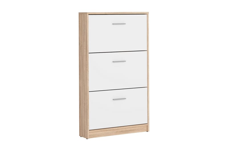 Skooppbevaring Chiotto Plus - Tre|natur|Hvit - Skoskap - Entreoppbevaring - Oppbevaringsskap