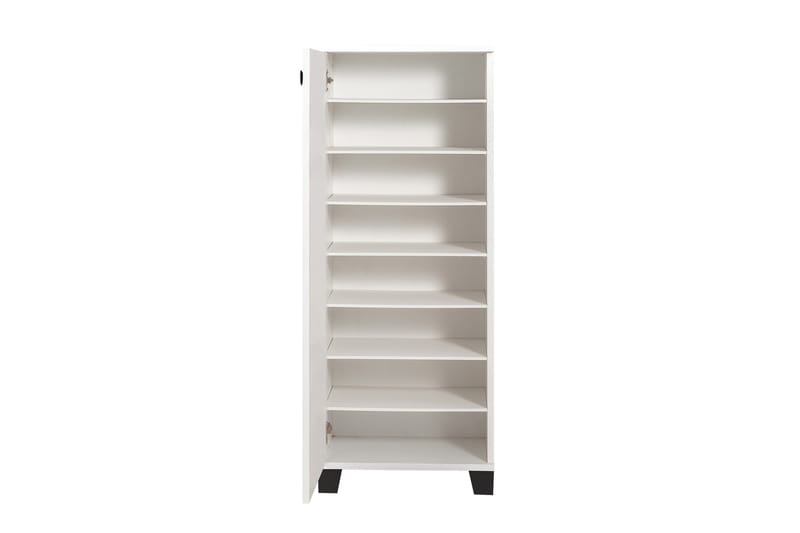 Skoskap 38x50 cm - Hvit/Svart - Oppbevaring - Skap - Oppbevaringsskap