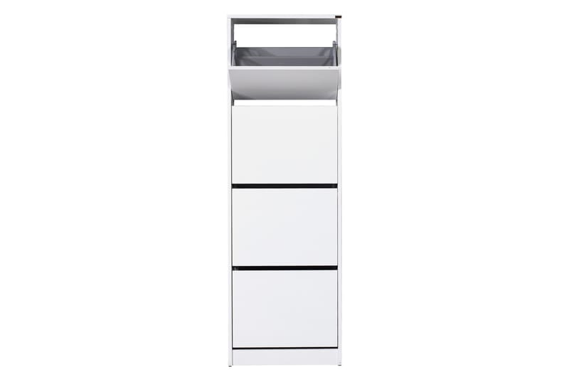 Skoskap 51x157 cm - Hvit - Oppbevaring - Skap - Oppbevaringsskap
