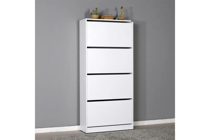 Skoskap 73x157 cm, Hvit