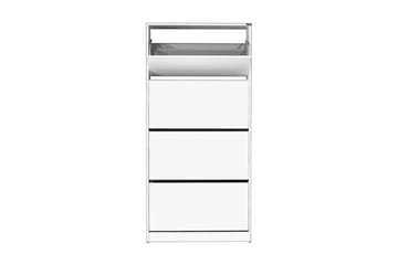 Skoskap 73x157 cm - Hvit - Oppbevaring - Skap - Oppbevaringsskap