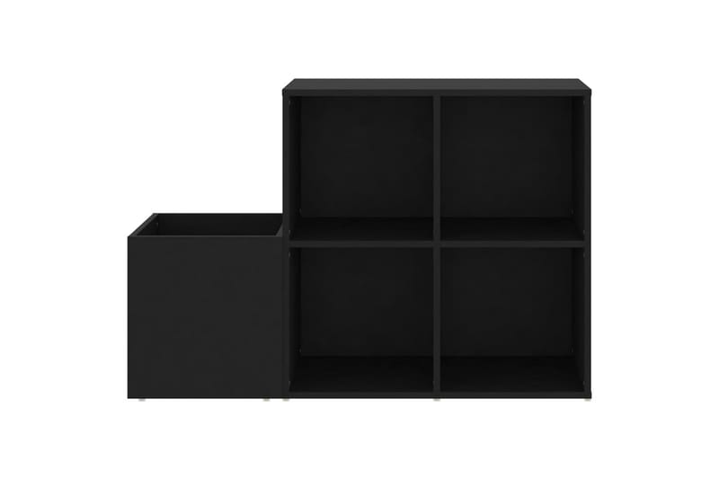 Skoskap for gang svart 105x35,5x70 cm sponplate - Svart - Entreoppbevaring - Skoskap - Oppbevaringsskap