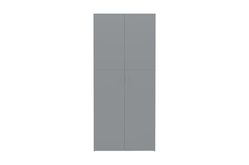 Skoskap grå 80x35,5x180 cm sponplate - Grå - Skoskap - Entreoppbevaring - Oppbevaringsskap