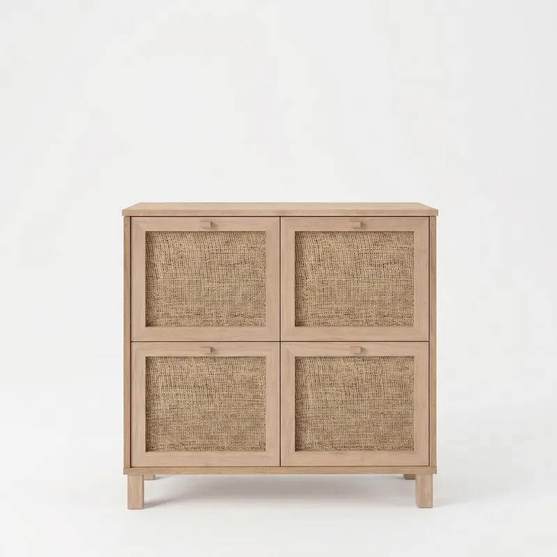 Skoskap Hanah Home Dune (90 x 85,2 x 35 cm) Eik, Eik