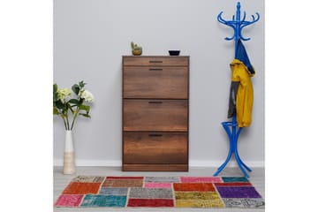 Skoskap Skoskap 75x128 cm Valnöt - Oppbevaring - Skap - Oppbevaringsskap