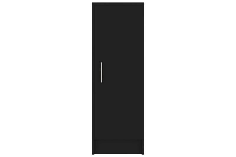 Skoskap svart 32x35x92 cm sponplate - Svart - Entreoppbevaring - Skoskap - Oppbevaringsskap