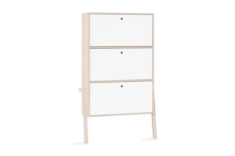 SPOT SkoskapTre / Natur / Hvit, VOX